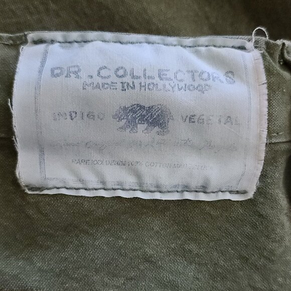 Dr. Collectors x Free People P42 Painter Pants Sz M Army Green NWOT $425 - Picture 7 of 11